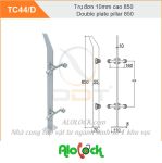 TRỤ CAO ĐƠN 10ly TAY ĐÚC VUÔNG – TC44/D-Cầu thang cao