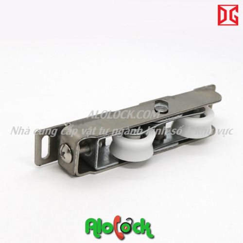 BÁNH XE KÉP HỆ 55 INOX 201 ĐẾ THẤP